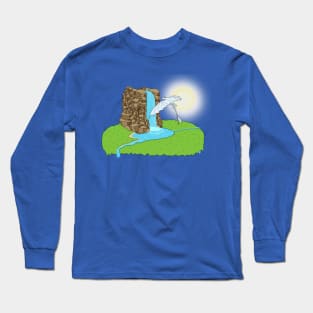 Light Fury at Waterfall 2 Long Sleeve T-Shirt